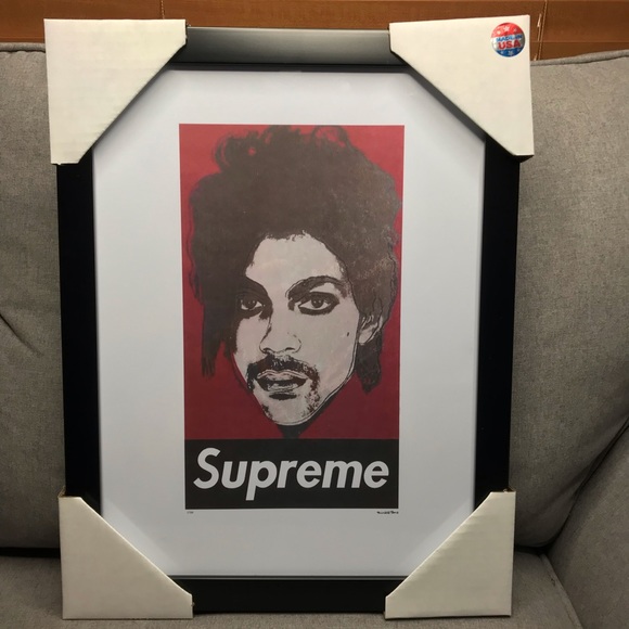 supreme framed poster